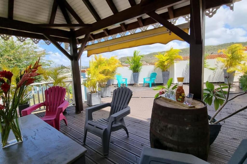 Villa Nautilia, Vue Mer, Proche Plage Les Trois-Ilets Dış mekan fotoğraf